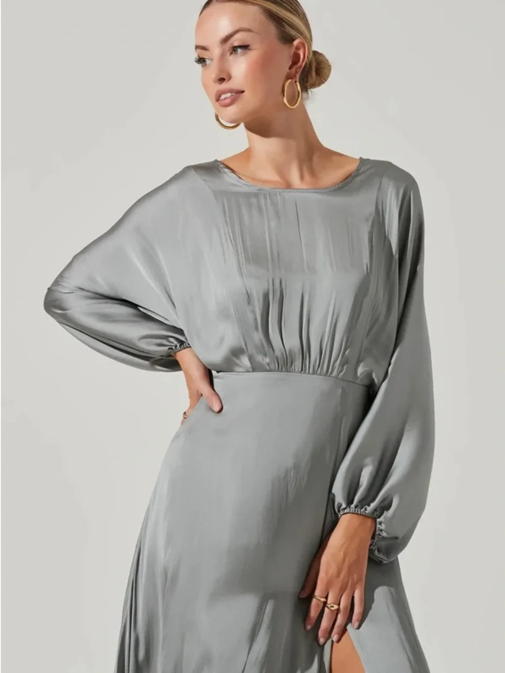ASTR The Label Marin Satin Dress